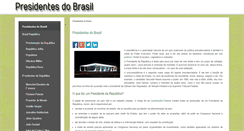 Desktop Screenshot of presidentes-do-brasil.info