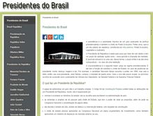 Tablet Screenshot of presidentes-do-brasil.info